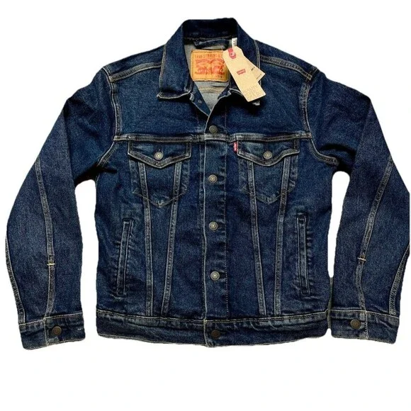 Levi's Men's Trucker Blue Denim Jacket Size Small